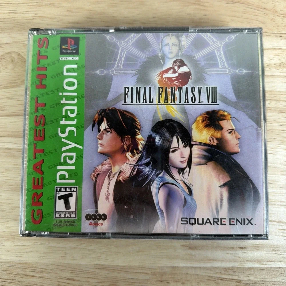 READ Final Fantasy Viii ( 8 ) - Sony PlayStation 1 Black Label - MISSING DISC 1
